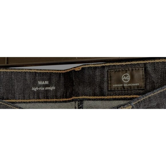Adriano Goldschmied Mari Womens Jeans Sz 29 High Rise Straight Stretch Dark Wash - Picture 3 of 6